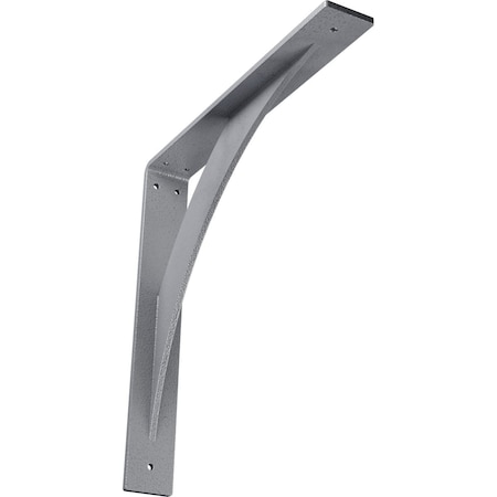 Ekena Millwork Legacy Steel Bracket, Hammered Light Blue 2"W x 14"D x 14"H BKTM02X14X14LEHLB